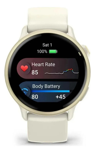 Smartwatch Garmin Vívoactive 6 Marfim E Dourado 010-0298501