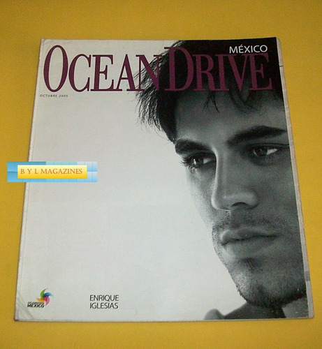 Enrique Iglesias Revista Ocean Drive Jessica Simpson Benny 