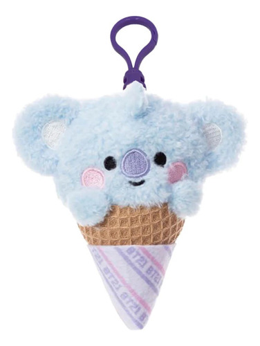 Bt21 Bts Llavero Ice Cream Mascot Plush Keychain