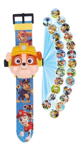 Reloj Proyector Infantil Rubble Juguete Didáctico 