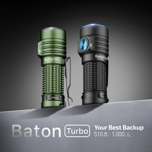Linterna Olight Baton Turbo Edc Recargable 1000lm