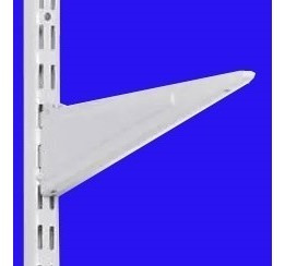 Mensula P/riel Estanteria - Super Reforzada 22cm Doble Eng.