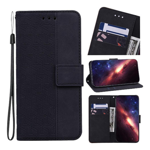 Funda Abatible Tipo Cartera De Pu C/soporte Para Honor X7b