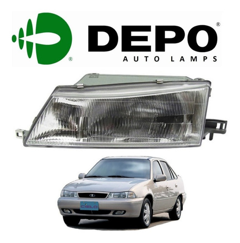 Faro Izquierdo Daewoo Cielo 96-00 Depo