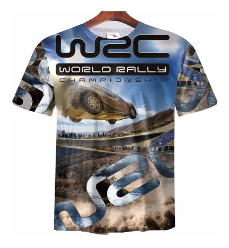 Remera Sublimada Wrc World Rally Championship Ranwey D012