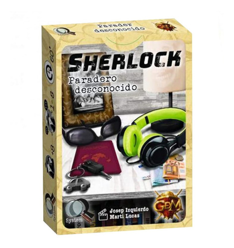 Sherlock - Paradero Desconocido - Juegos De Mesa Top Toys