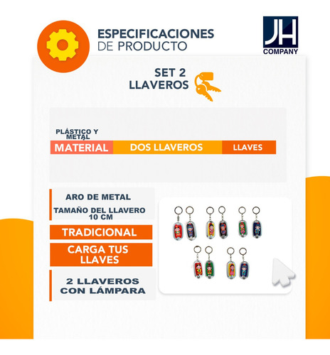 Set 2 Pcs Lampara Llavero Tradicional Coreano Souvenir A17