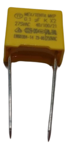 Capacitor 0.1 Uf X2 275k 275vca Mkp Polipropileno