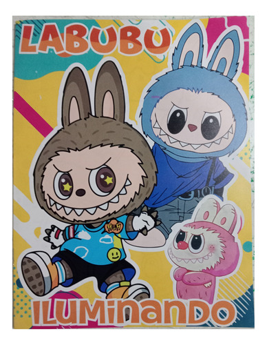Monster Elfos Labubu Chabubu Paq 20 Libros Iluminar Colorear