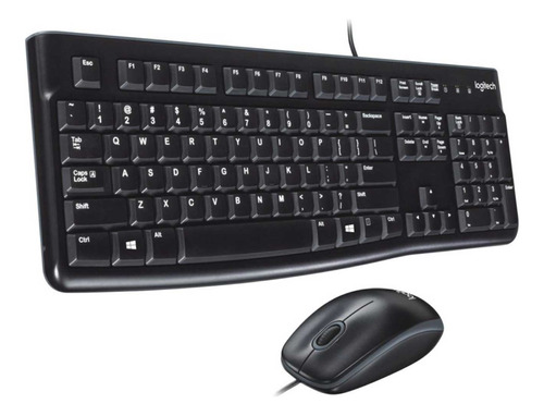 Combo Teclado + Mouse Logitech Mk120 Usb Español - Cover Co