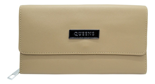 Queens Billetera Mujer Cuero Sintético Urbana Qw19 6c