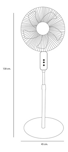 Ventilador De Pedestal Dace 16 Smart Wifan Vpmx1601nsm Cantidad de aspas 7 Estructura Gris Aspas Gris Diámetro 42 cm Frecuencia 60 Hz Material de las aspas Plástico