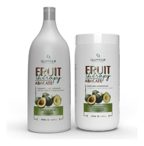 Kit Fruit Therapy Hidratação Glammour Abacate