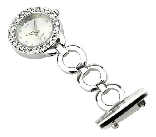 Reloj De Broche Plata