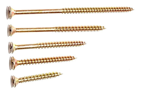 Tornillos Autoperforante 5 X 45 Mm 100 Unid Para Madera Fix