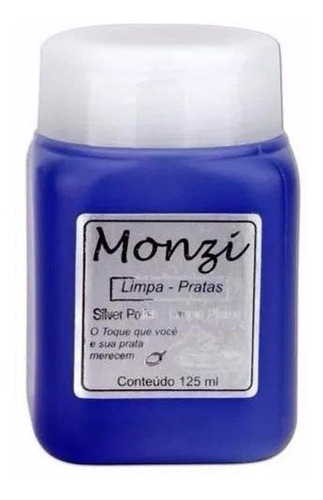 Kit 3 Limpa Prata Monzi 125ml