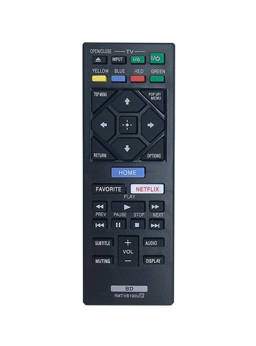 Control Remoto Rmt-vb100u Para Sony Blu-ray Reproducto