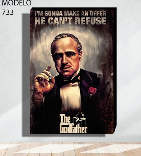 Cuadro Decorativo  Pelicula The Godfather Textura