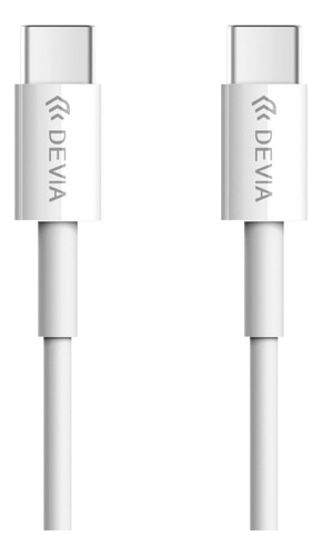 Cable Smart Tipo C-c Devia| 100054663 Color Blanco