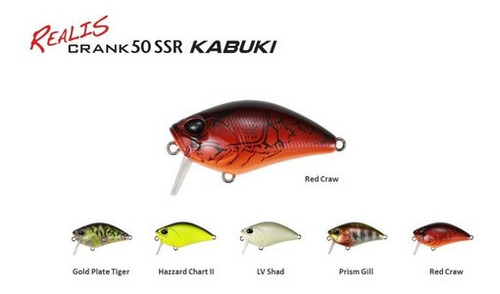 Isca Artificial Duo Realis Crank 55sr Kabuki - Varias Cores Cor Red Craw