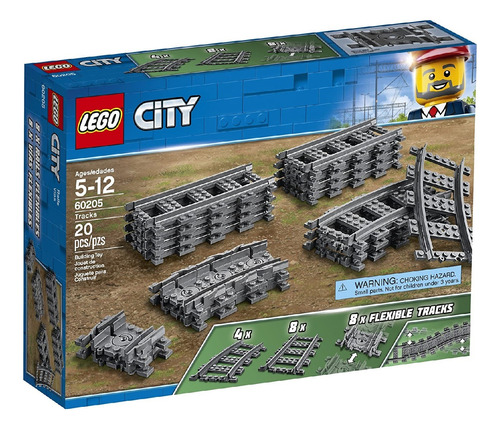 Lego 60205 City Ciudad Tracks Kit De Construcción