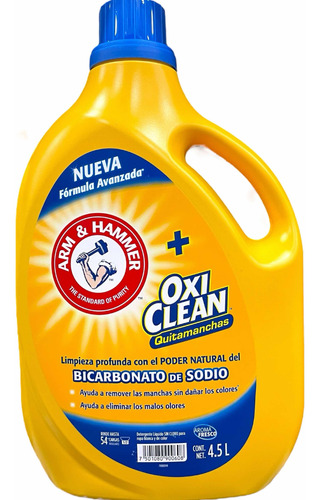 Detergente Líquido Ropa Harm & Hammer + Oxy Clean 4.5 Litros