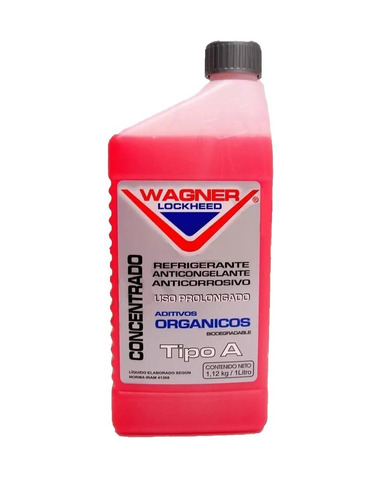 Liquido Refrigerante Wagner Rojo Organico 1l