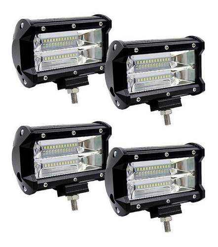 Pack 4 Focos Neblineros Led Cree 72w Expansión 