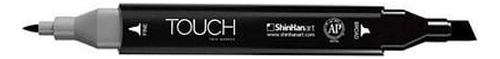 Marcador Doble Punta Touch Shin Han Color Cool Grey #cg7