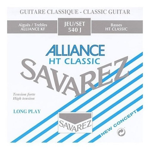 Encordoamento Violão Nylon Savarez Alliance Ht Classic 540j