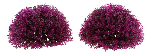 3 Decoración De La Bola De Eucalyptus Púrpura 34cm