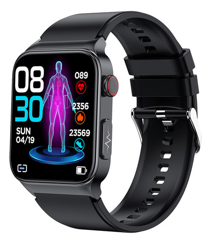 Reloj Inteligente E500 Glucose Health Heart Rate E. .