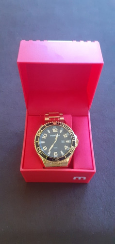 Relógio Mondaine Masculino Dourado Ouro Novo