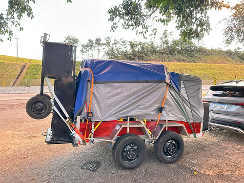 Carreta Trucada Fazendinha Com Lona Fechada, Uso Diverso