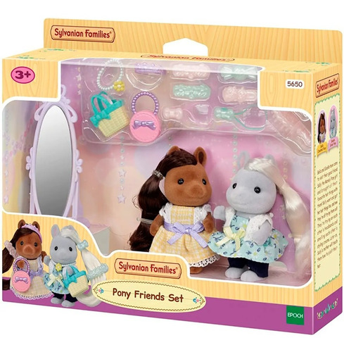 Sylvanian Families Set Amigas Pony Accesorios Ropa Juguete