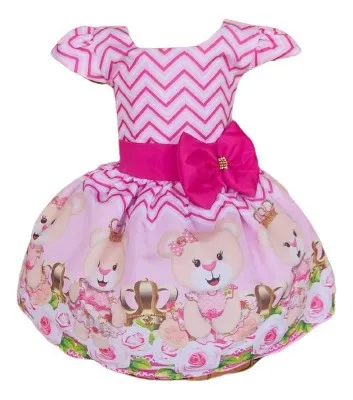 Vestido ursinha best sale princesa