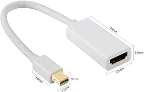 Imagen 5 de 8 de Cable Adaptador Mini Display Port A Hdmi Para Mac