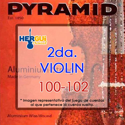 Cuerda 2da. P/ Violin 4/4 Pyramid 100-102