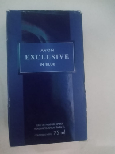 Exclusive In Blue Para Él Eau De Perfum Spray Avon 75ml