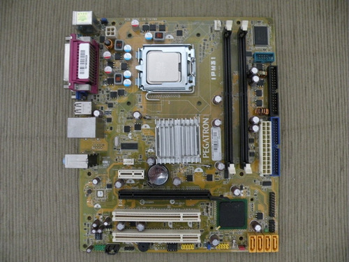 Kit Placa Megaware Pegatron Ipm-31 + Core2duo E4700 2.6ghz