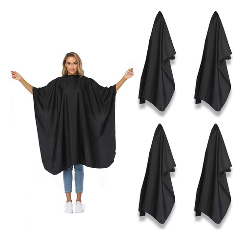 Capas De Corte De Pelo (4 Pack(negro))
