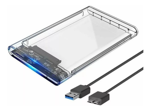 Caja Externa Transparente Usb 3.0 Para Disco 2.5 