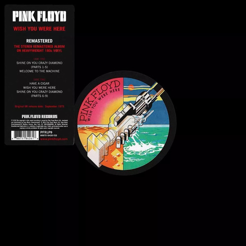 Pink Floyd - Wish You Were Here Vinilo Nuevo En Stock