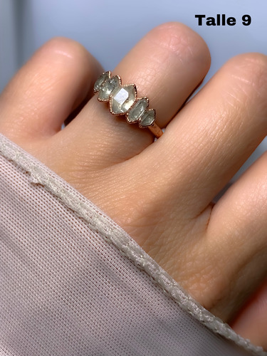 Anillo Corona De Herkimer- Varios Talles Listos Para Enviar