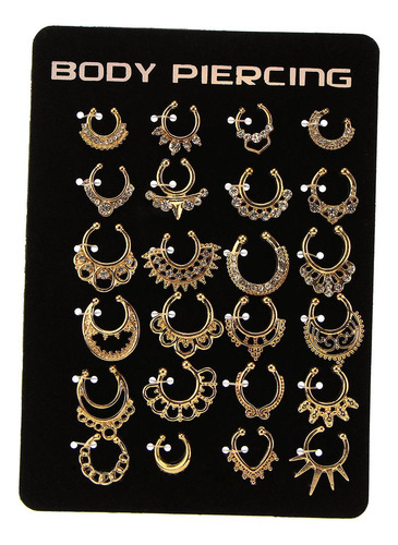 Anillos En Forma De C Para La Nariz, Joyería Para Piercing