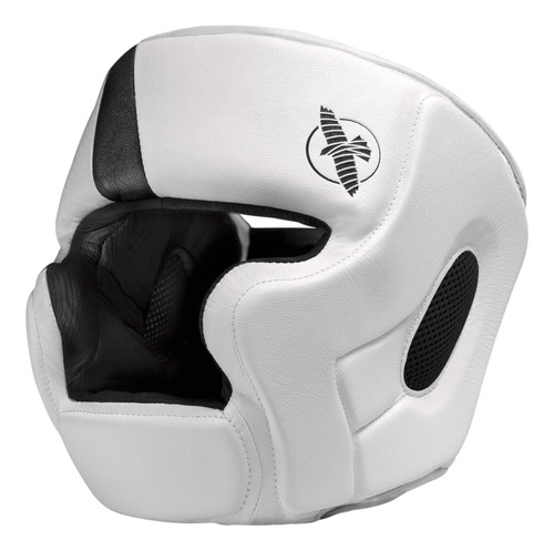 Hayabusa T3 - Casco Ajustable Para Mma, Color Blanco/negro,