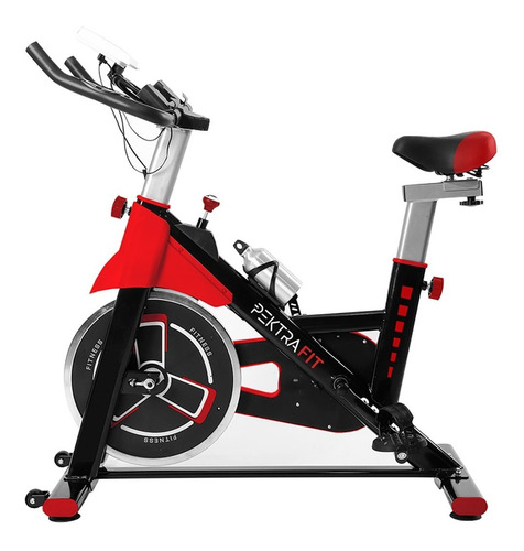 Bicicleta Spinning Pro Pektra Fit Disco Monitor Reforzada 