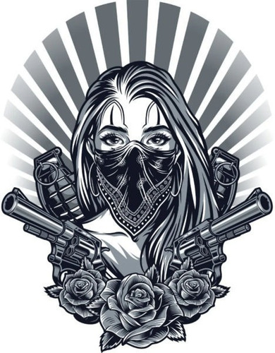 Vector Halloween Día De Muertos Cdr Calaveras Tatuajes V7