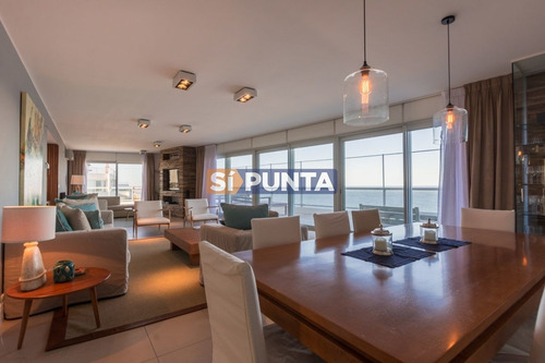 Imagen 4 de 30 de Apartamento Penthouse, 4 Dormitorios Y Dependencia, Brava, Punta Del Este, Venta