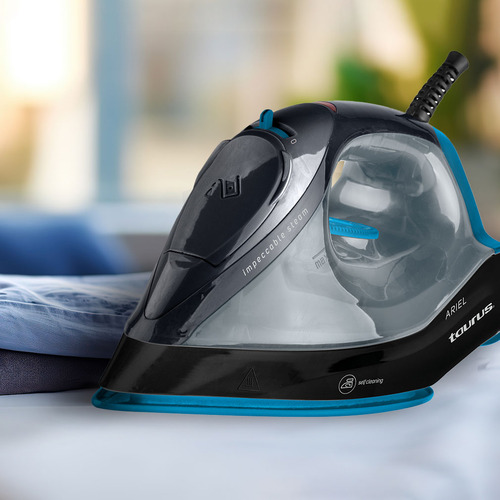 Plancha Taurus Ariel Plancha Antiadherente Con Vapor Azul